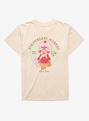 Strawberry Shortcake Market Mineral Wash T-Shirt