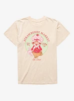 Strawberry Shortcake & Custard Market Mineral Wash T-Shirt