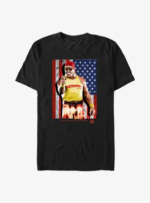 WWE Hulk Hogan American Flag T-Shirt