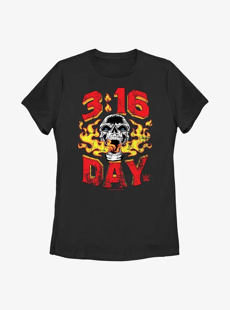 WWE 3:16 Day Stone Cold Steve Austin Womens T-Shirt