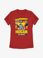 WWE Hulk Hogan Hulkamania Real American Womens T-Shirt