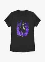 WWE The Undertaker Purple Flames Womens T-Shirt