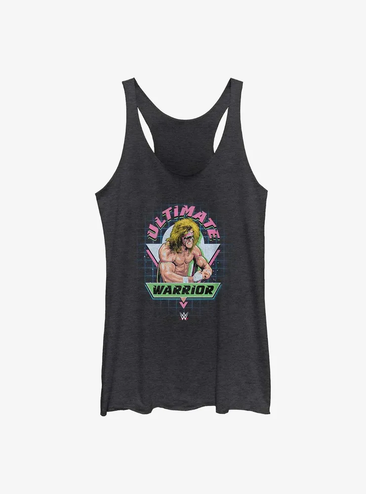 WWE Ultimate Warrior Retro Logo Womens Tank Top