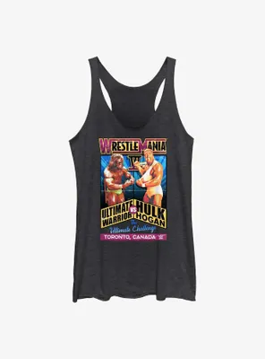 WWE WrestleMania 6 The Ultimate Challenge Warrior Vs. Hulk Hogan Womens Tank Top