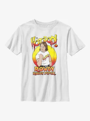 WWE Hot Rod! Rowdy Roddy Piper Retro Youth T-Shirt