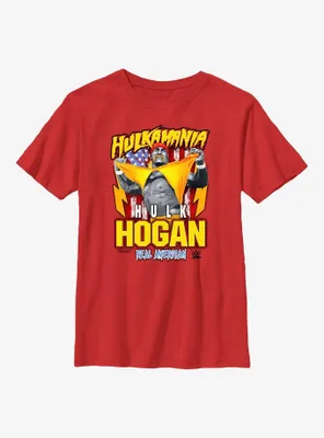 WWE Hulk Hogan Hulkamania Real American Youth T-Shirt
