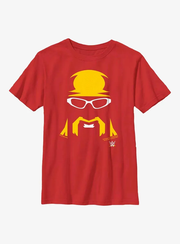 WWE Hulk Hogan Outline Print Style Youth T-Shirt