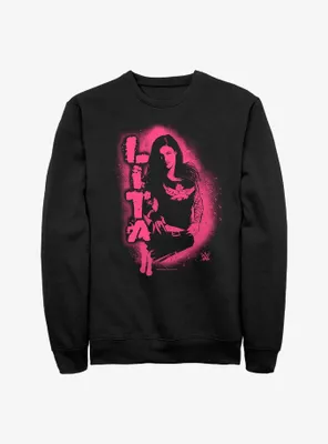 WWE Lita Stencil Portrait Sweatshirt