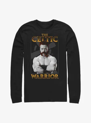 WWE Sheamus Celtic Warrior Portrait Long-Sleeve T-Shirt