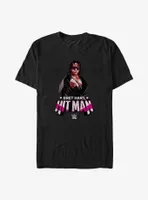 WWE Bret Hart Hitman Portrait T-Shirt