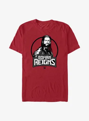WWE Roman Reigns Circle Icon Portrait T-Shirt