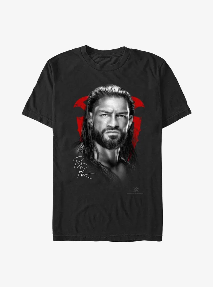 Boxlunch WWE Roman Reigns Head Of The Table Portrait T-Shirt