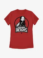 WWE Roman Reigns Circle Icon Portrait Womens T-Shirt