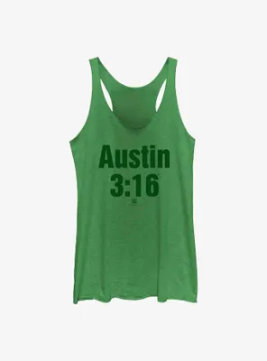 WWE Stone Cold Steve Austin 3:16 Green Era Womens Tank Top