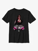 WWE Bret Hart Hitman Portrait Youth T-Shirt