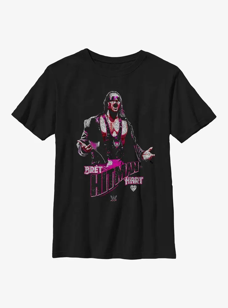 WWE Bret "Hitman" Hart Poster Youth T-Shirt