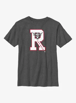 WWE The Rock Collegiate Letter Youth T-Shirt