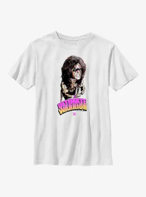 WWE The Ultimate Warrior Power Retro Youth T-Shirt