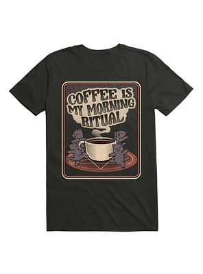 Coffee Is My Morning Ritual Cats T-Shirt