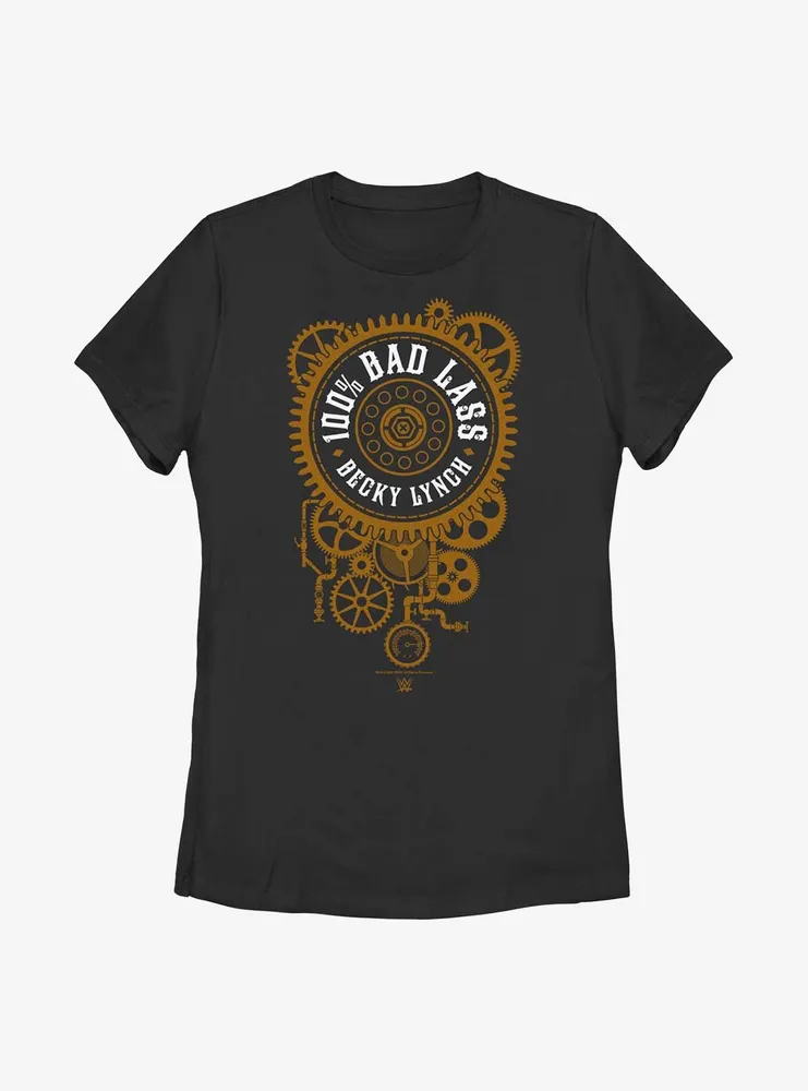 WWE Becky Lynch 100% Bad Lass Logo Womens T-Shirt