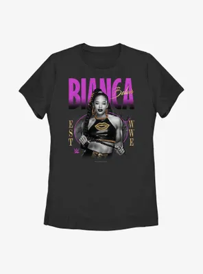 WWE Bianca Belair EST Portrait Womens T-Shirt