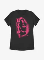 WWE Lita Stencil Portrait Womens T-Shirt