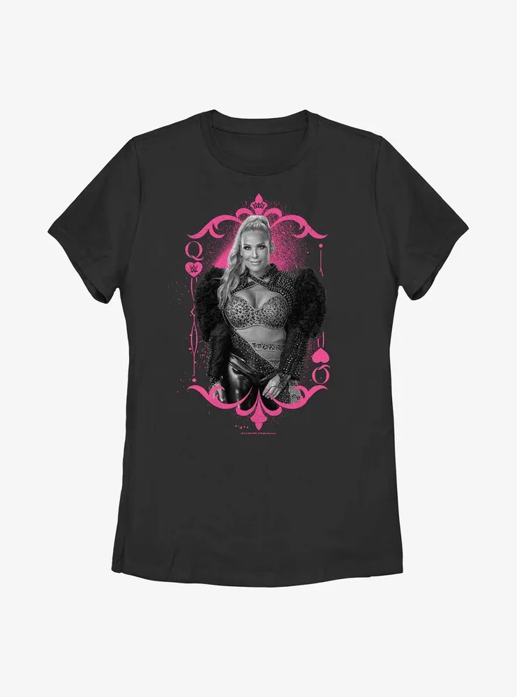 WWE Natalya Queen of Harts Poster Womens T-Shirt