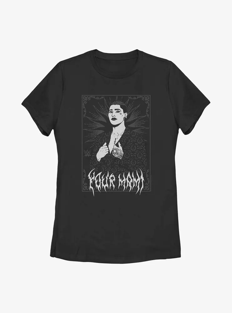 WWE Rhea Ripley Your Mami Tarot Poster Womens T-Shirt