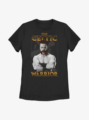 WWE Sheamus Celtic Warrior Portrait Womens T-Shirt