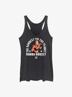 WWE The Baddest On Planet Ronda Rousey Womens Tank Top