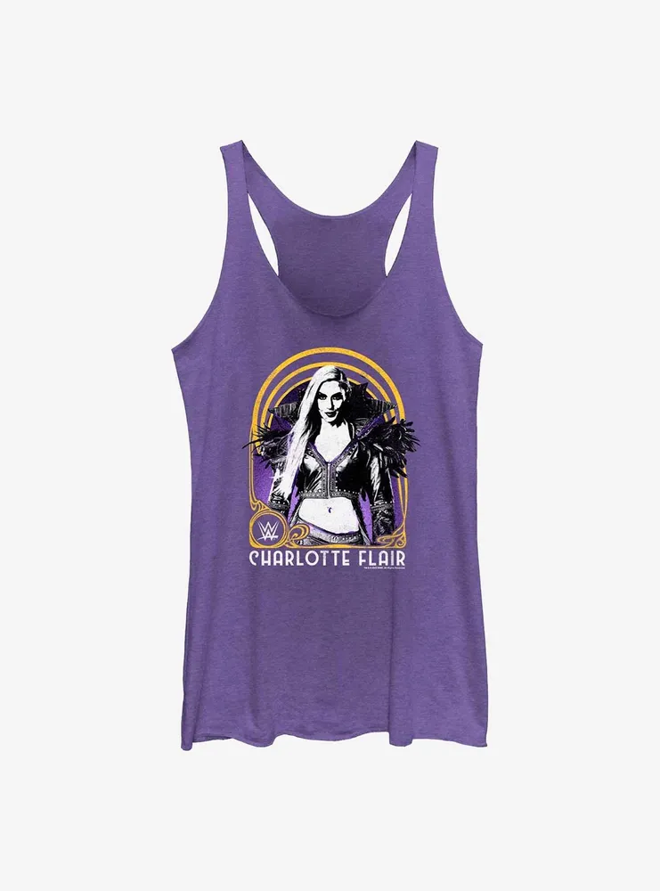 WWE Charlotte Flair Print Portrait Womens Tank Top