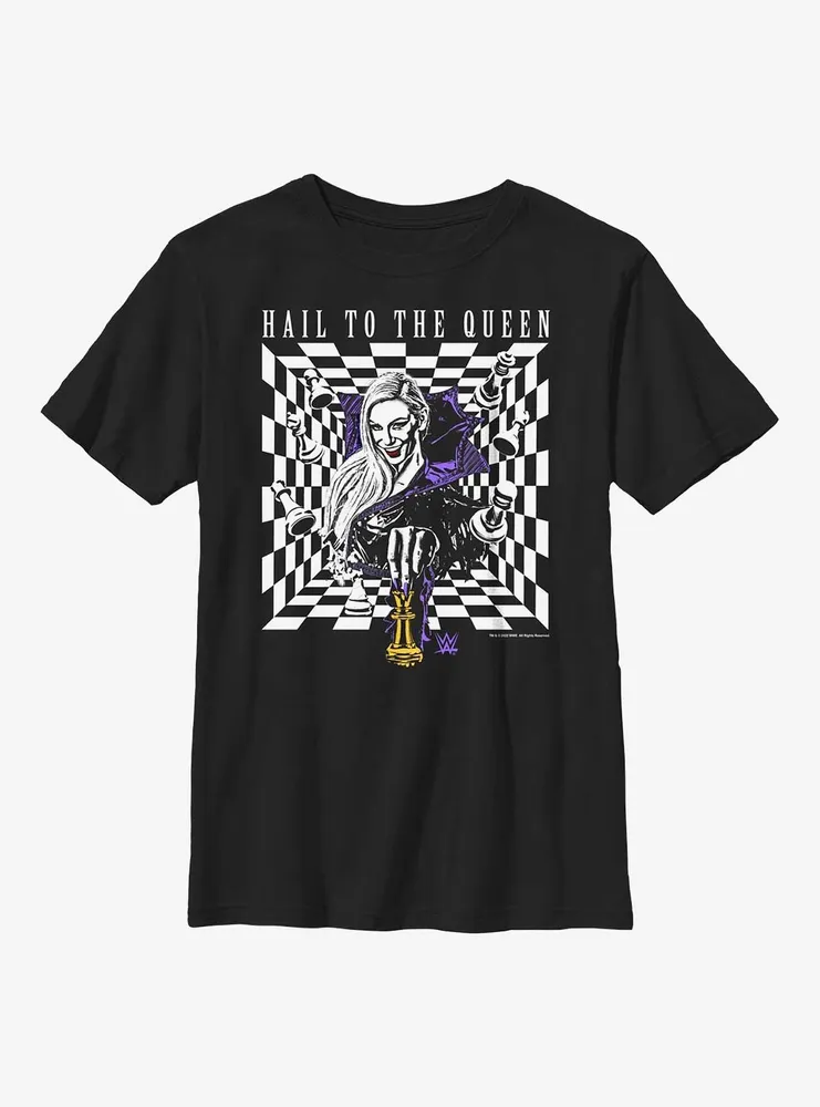 WWE Charlotte Flair Hail To The Queen Youth T-Shirt