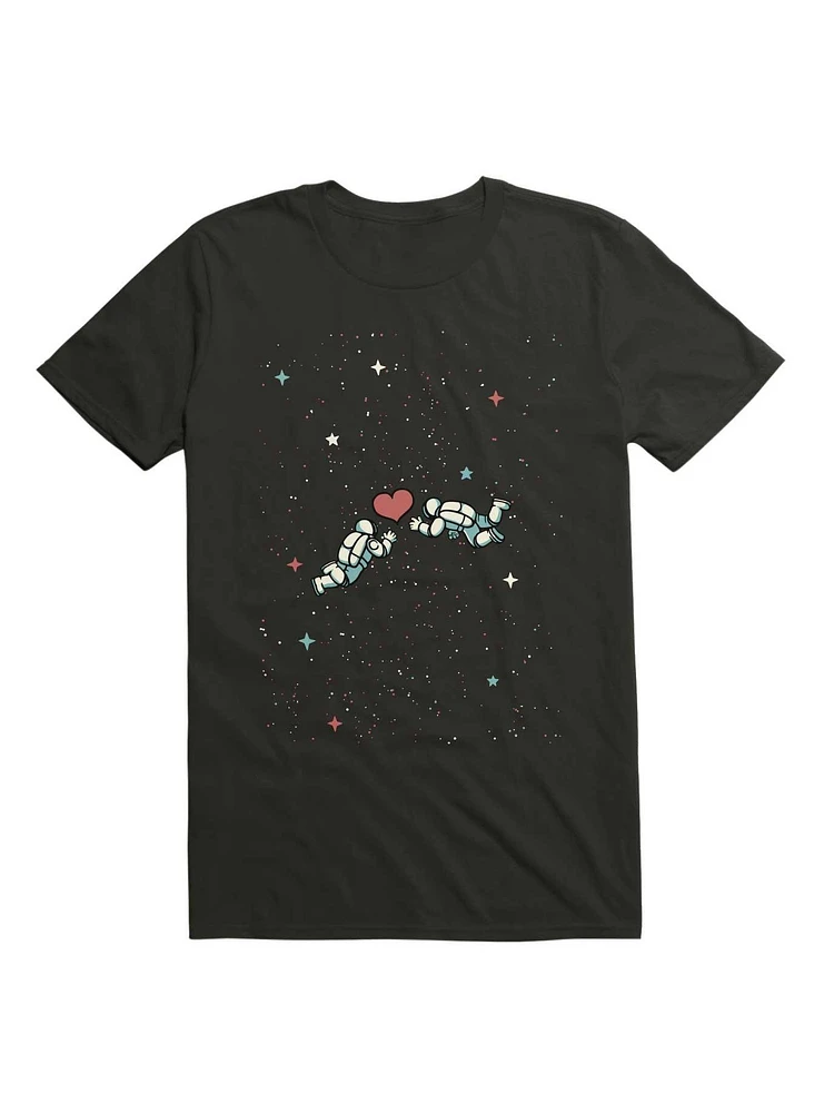 Astronaut Love Floating Space T-Shirt