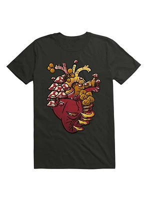 Cordyceps Fungi Heart T-Shirt