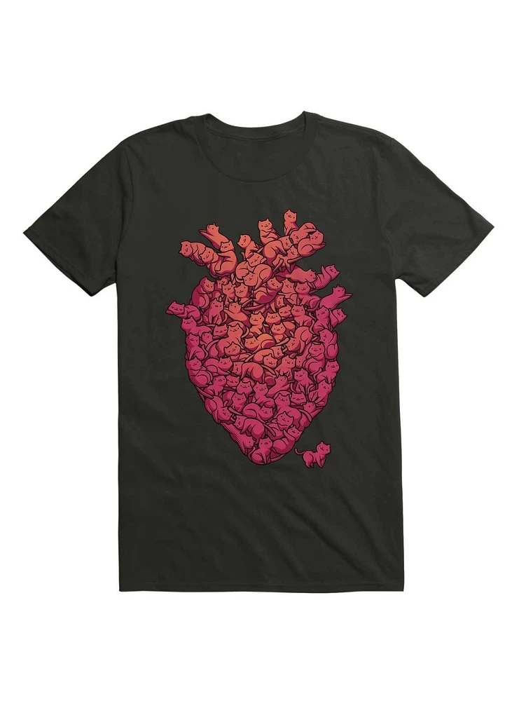 I Love Cat Heart T-Shirt