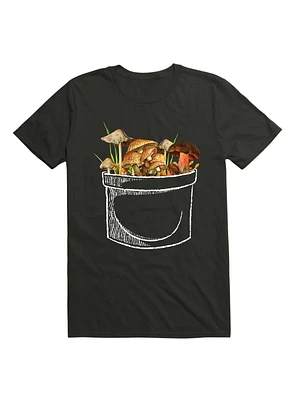 I Love Mushrooms My Pocket T-Shirt