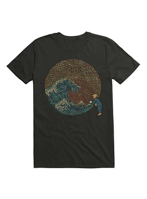 Kanagawa Wave Starry Night T-Shirt
