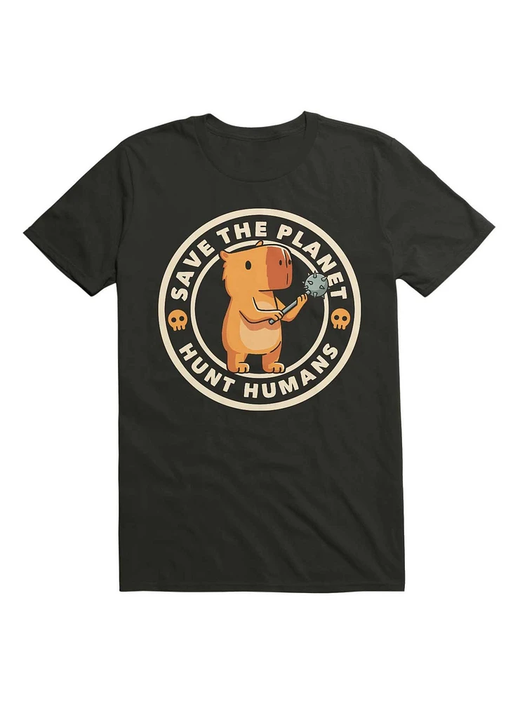 Save The Planet Hunt Humans T-Shirt