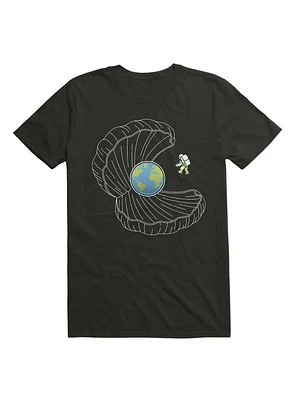 Oyster Pearl Earth Astronaut T-Shirt