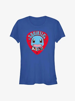 Pokemon Squirtle Rocks Girls T-Shirt