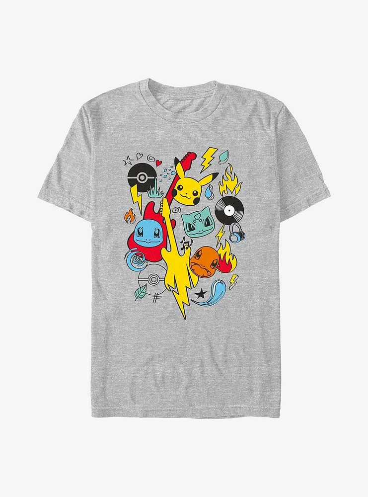 Pokemon Rockstars Collage T-Shirt