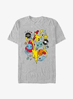 Pokemon Rockstars Collage T-Shirt