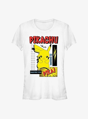 Pokemon Pikachu Electric Type Girls T-Shirt