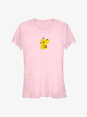 Pokemon Small Pikachu Stripes Girls T-Shirt