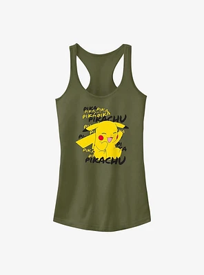 Pokemon Pikachu Laugh Girls Tank