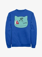 Pokemon Bulbasaur Wink Face Sweatshirt