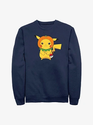 Pokemon Pikachu Pumpkin Hat Sweatshirt