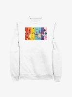 Pokemon Generation 1 Rainbow Sweatshirt