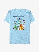 Pokemon Catch Em All Flowers T-Shirt