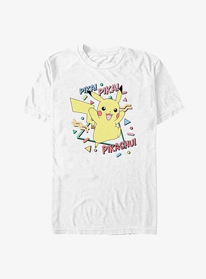 Pokemon Retro Party Pikachu T-Shirt